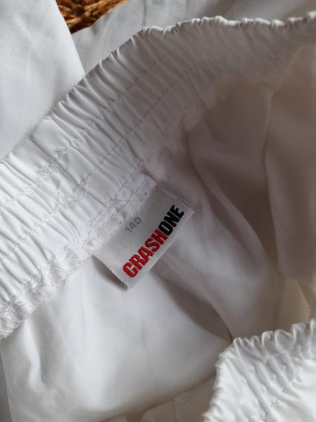 Kraťasy bílé delší crashone, crashone,140