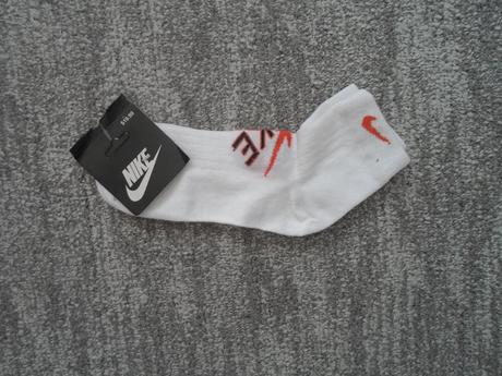 Bílé kotníčkové ponožky nike, nike,34 / 35 / 36