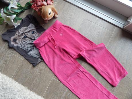 Ružove semišove teplaky, f&f,140