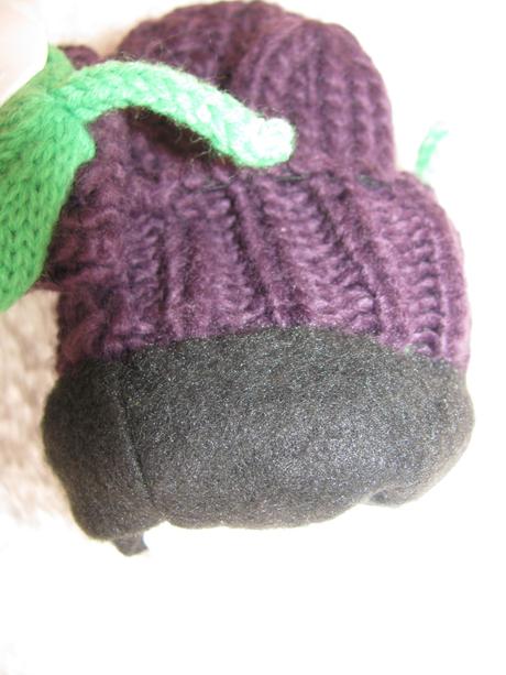 Pletené rukavice - palčáky,