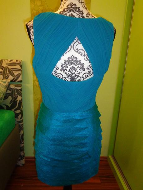 Krásné petrolejové šaty uk 12, 40