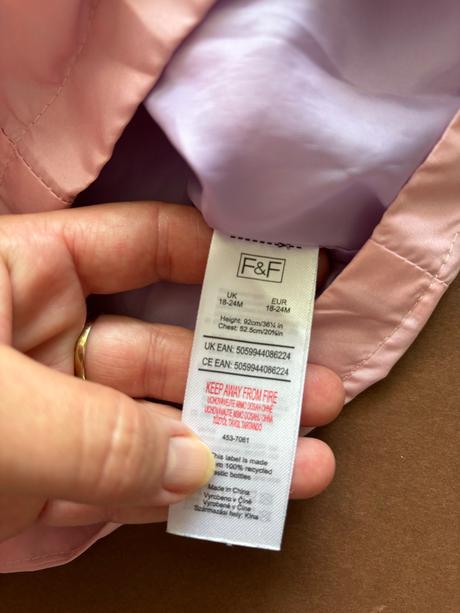 K2/ bunda jaro/podzim ombré barvy - v.18/24 měs, f&f,92