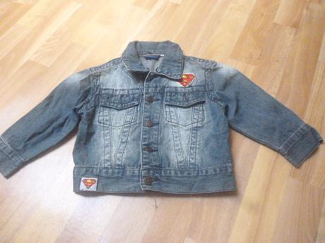 Riflová bunda superman vel. 4, 104