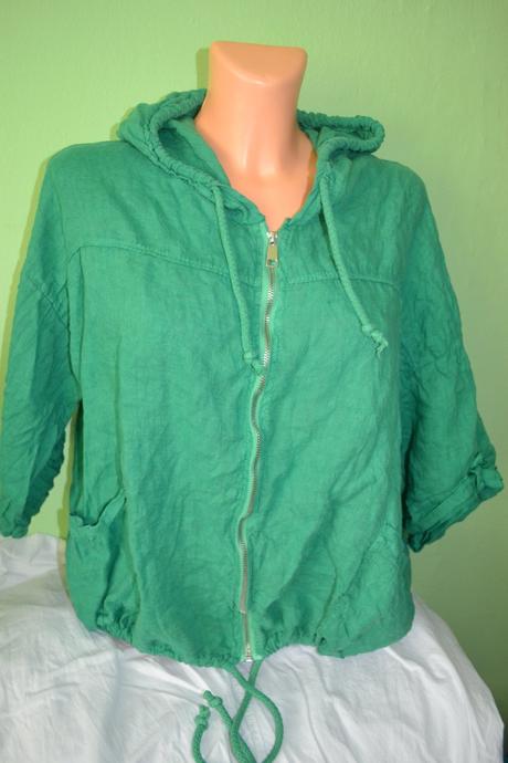 Nová  letní dámská halena len/bavlna v.44/46, 44 / 46