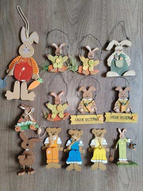 Velikonoční dřevěné dekorace, 