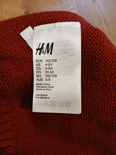 Čepička h&m č.110/128, h&m,110