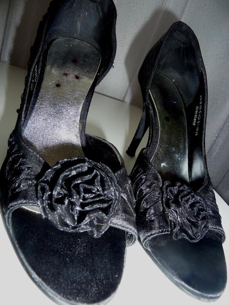 Boty - černé střevíčky, deichmann,38