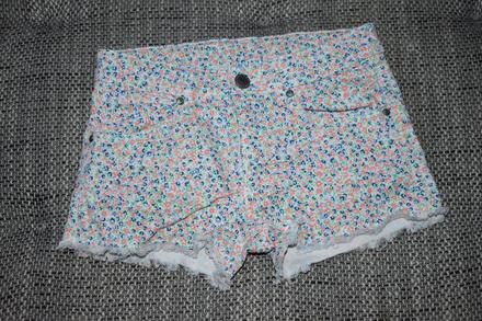 Dívčí kraťasy h&m s jemnou kytičkou, 128/134, h&m,128