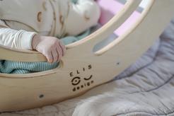 ELIS DESIGN Montessori duhová houpačka 5in1