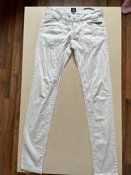 Bílé kalhoty, vel 27, rr vintage denim, s