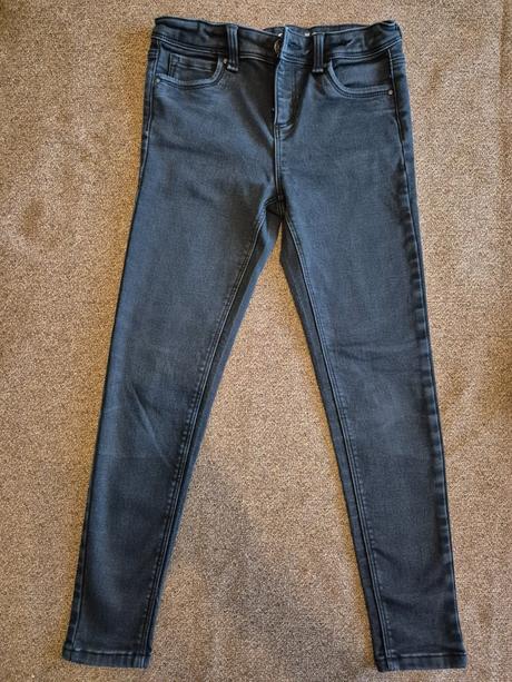 Dívčí zateplené džíny c&a vel. 152, c&a,152