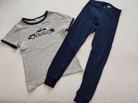 Pyžamo policie vel. 134-140, h&m,134