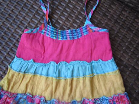 Letní šaty točivé, barevné, dúhové, girl2girl,98, girl2girl,98