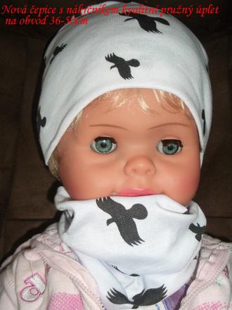 Čepice+nákrčník 36-50cm,