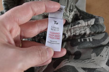 Tepláky vel. 12 - 18 m, tu,86