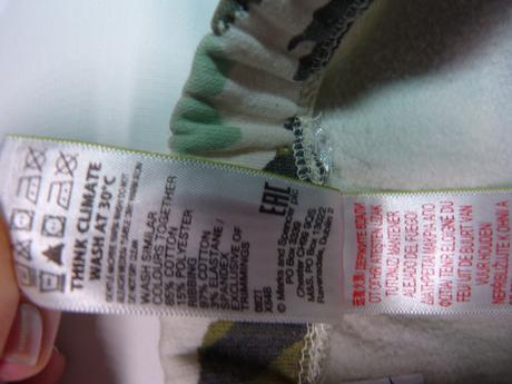 Tepláčky s diny vel. 86, marks & spencer,86