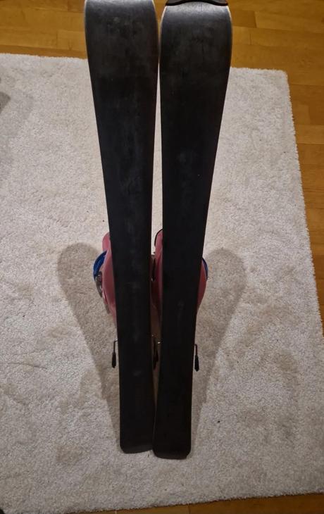 Lyže halo kitty 90 vč.lyžáků, 90-99 cm