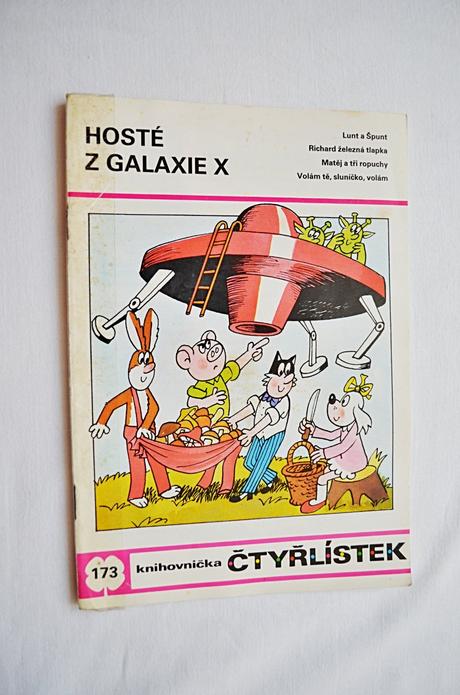 Dětský časopis čtyřlístek 173/ hosté z galaxie x, 