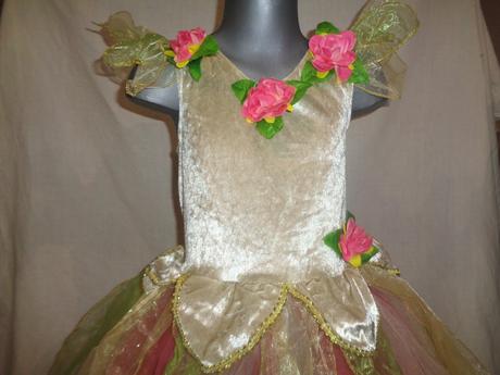 Karneval - květinová víla - 8-10 let,