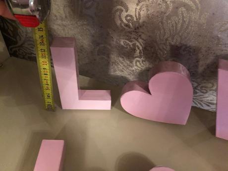 Dekorace love srdce růžová papír svatba pokojíček, 