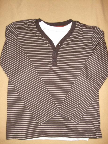 Pruhované tričko s gombíkmi, cherokee,116