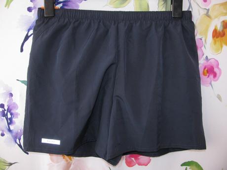 Koupací tmavě modré šortky kalenji, decathlon,m