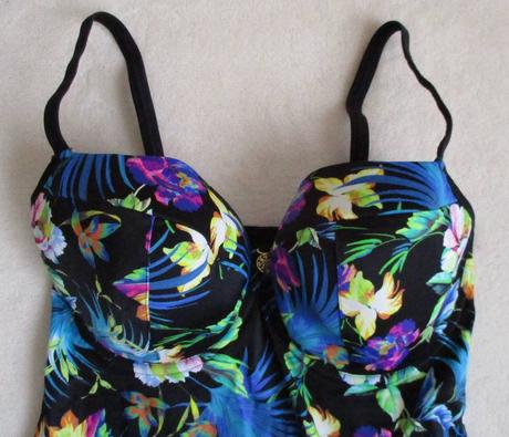 Dámské plavky tankiny květované ava 70h, 