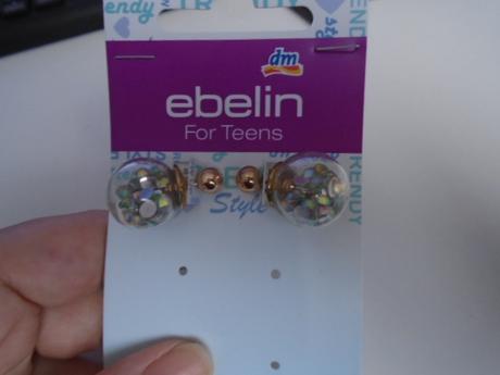 Náušnice třpytky koule, 