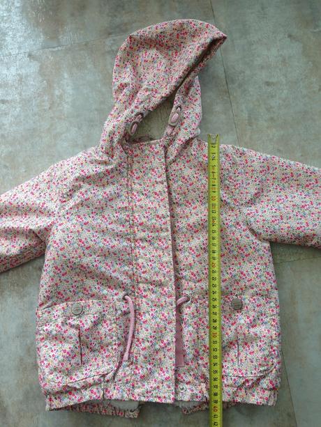 Bunda next růžová myšky ptáček jaro 2roky kapuce, next,92