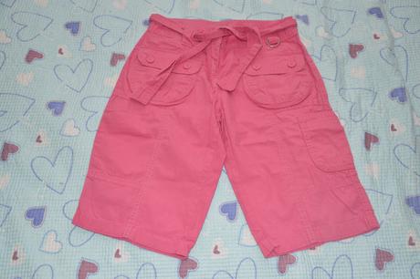 134 next růžové kraťasy delší, next,134