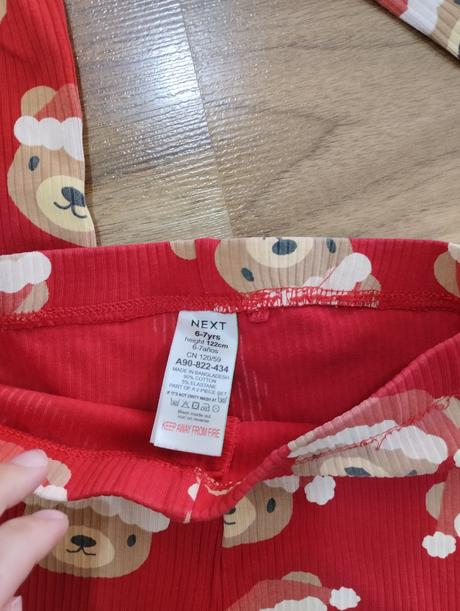 Vánoční pyžamo next medvídek, next,122