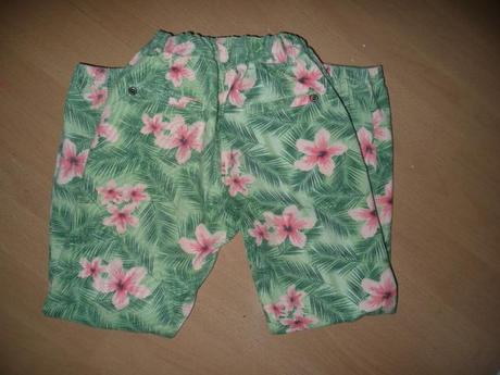 4x kalhoty treginy vel 5-7 let hubené minnie, h&m,122