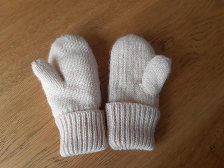 H&m pletené zateplené rukavičky, h&m,74
