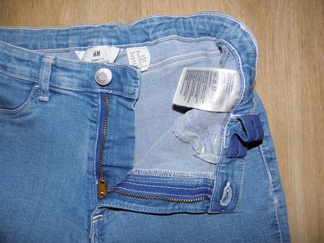 Dívčí skinny rifle / džíny zn. h&m vel.146, h&m,146