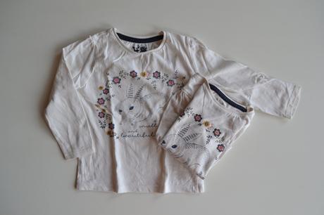 Bavlněná trička s králíčkem - 2ks, 98