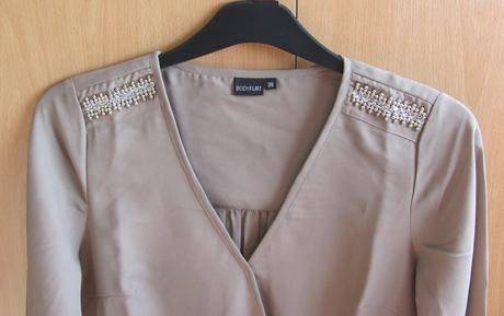 Hnědá halenka, bonprix,38