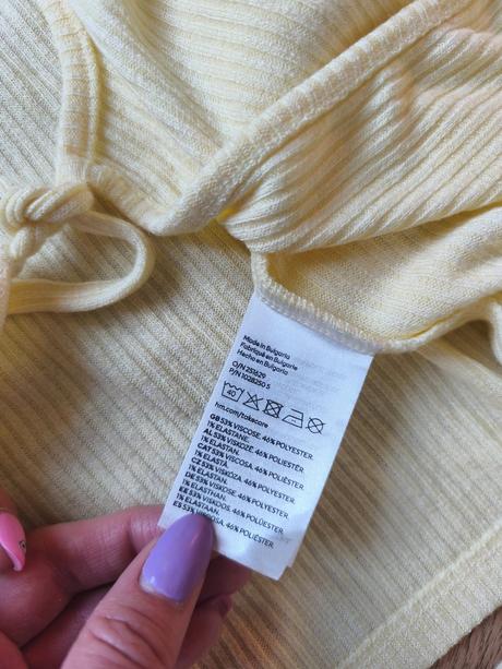 Vanilkový kardigan, h&m,164