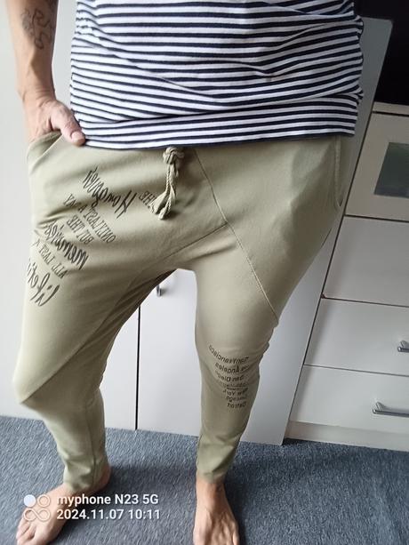 Harémky - nasrávačky khaki,