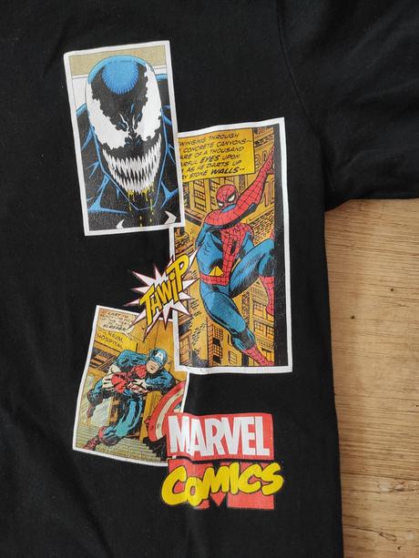 Tričko marvel 134/140, h&m,134