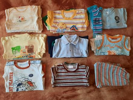 Balík 28 ks věcí unisex vel. 86, 86–98