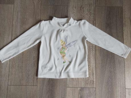 Fleesová mikina s vílou, disney,128