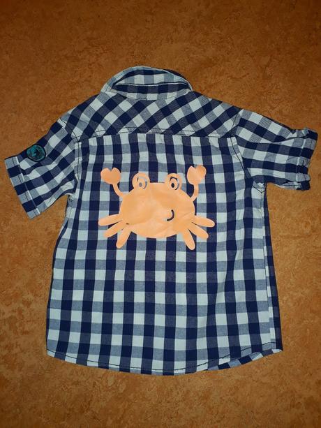 Chlapecká košile s krátkým rukávem vel. 92, kiki&koko,92