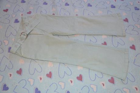 Sv. modré/ tyrkysové manžestrové kalhoty, girl2girl,116