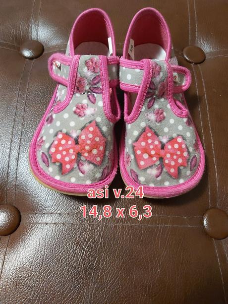 Ef barefoot papuče, asi v.24, 14,8x6,3, 24