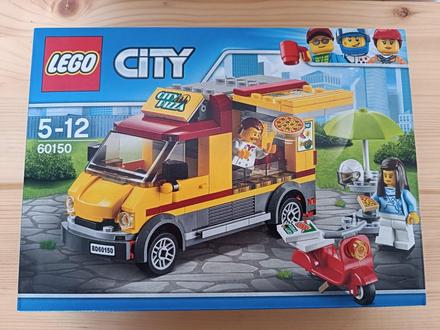Lego city 60150 dodávka s pizzou, 