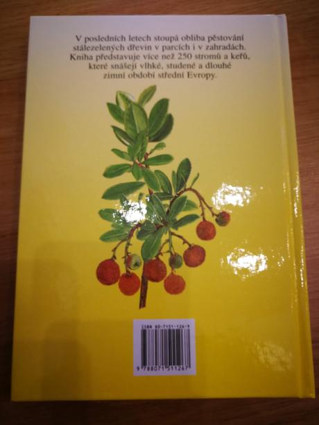 Kniha stálezelené dřeviny - štursa, ničová,