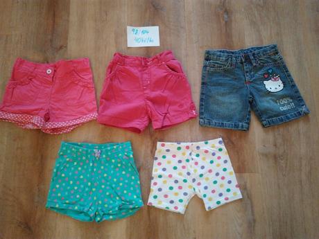 5xkraťasy/šortky,98/104, george,faf,lupilu,h kitty, george,104