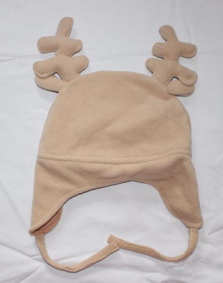 Bd66. flísová čepice sobík 1. vánoce , 74