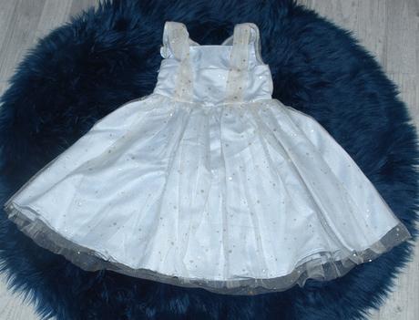 Slavnostní společenské sváteční šedo-zlaté šaty, monsoon,104