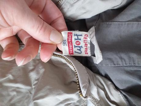 Plátěná bunda hm 86/1-1,5r, h&m,86